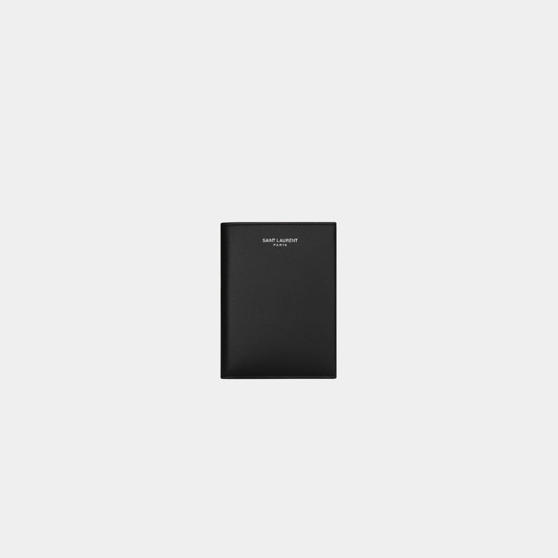 Saint Laurent Paris Wallet Smooth Black Leather