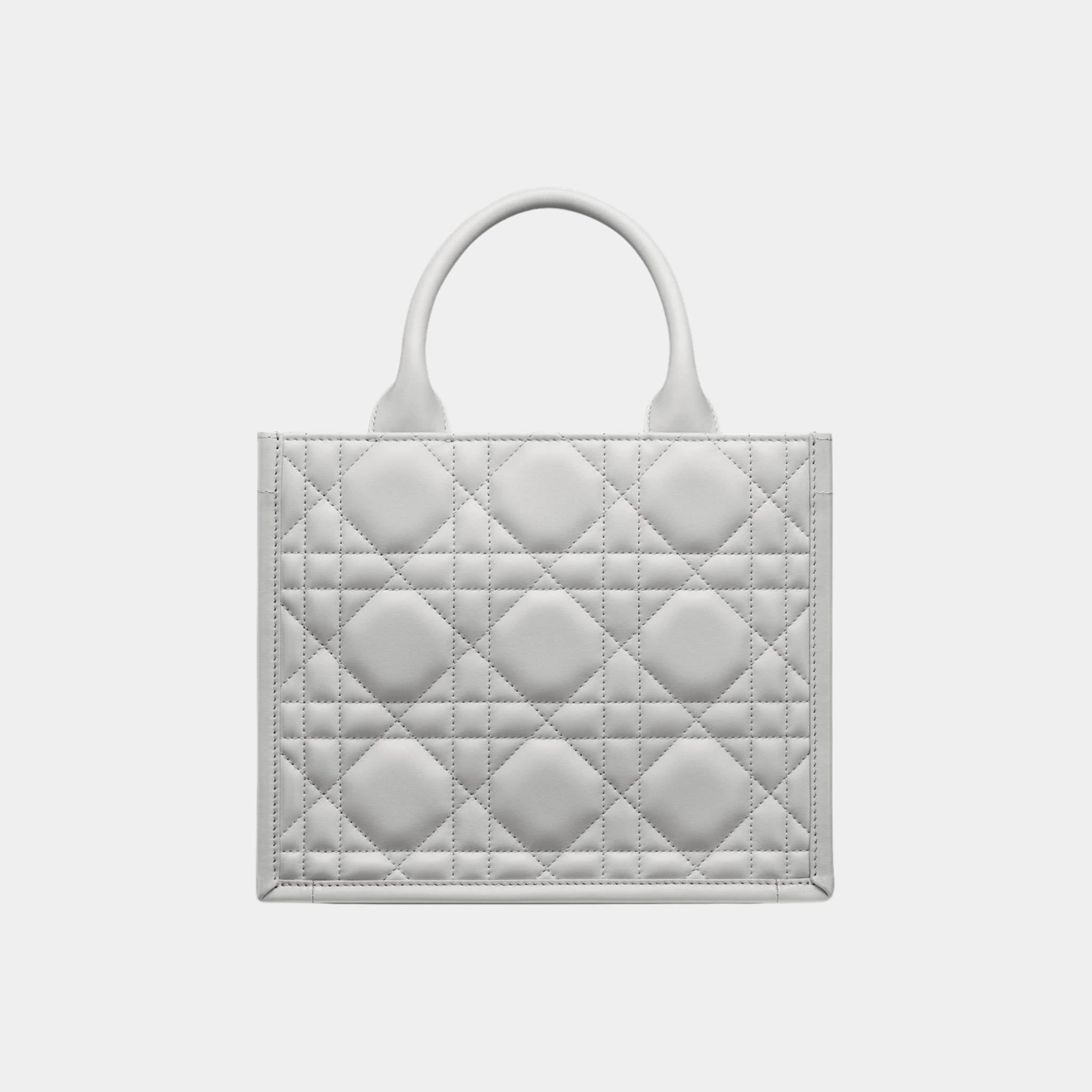 Small Dior Book Tote Macrocannage Calfskin