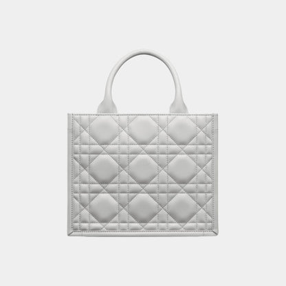 Small Dior Book Tote Macrocannage Calfskin
