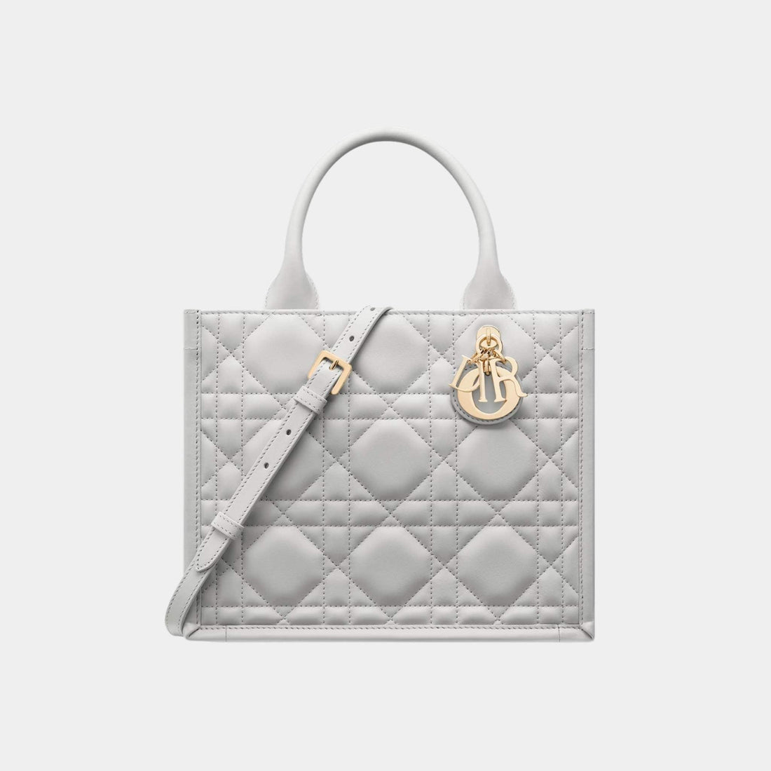 Small Dior Book Tote Macrocannage Calfskin