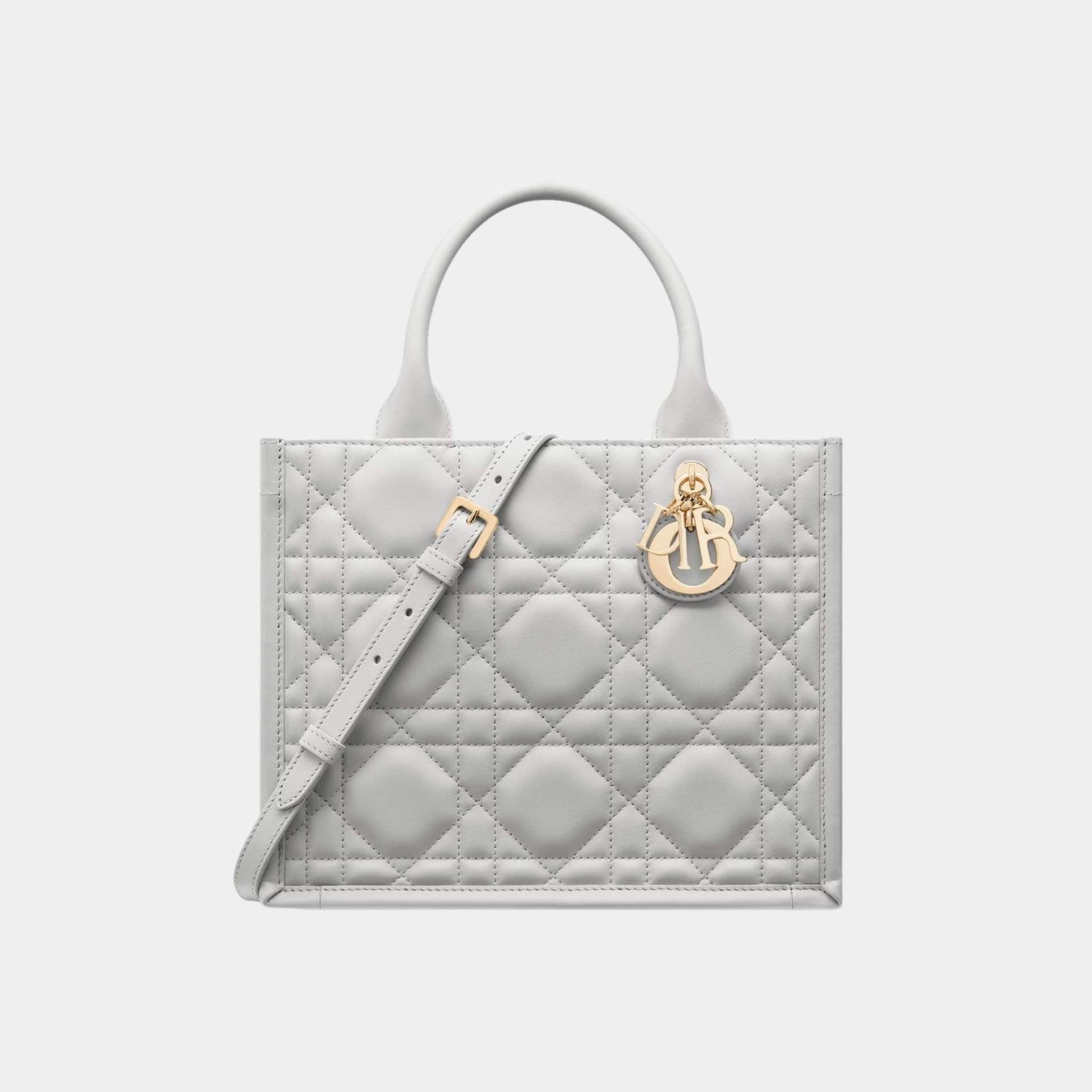 Small Dior Book Tote Macrocannage Calfskin