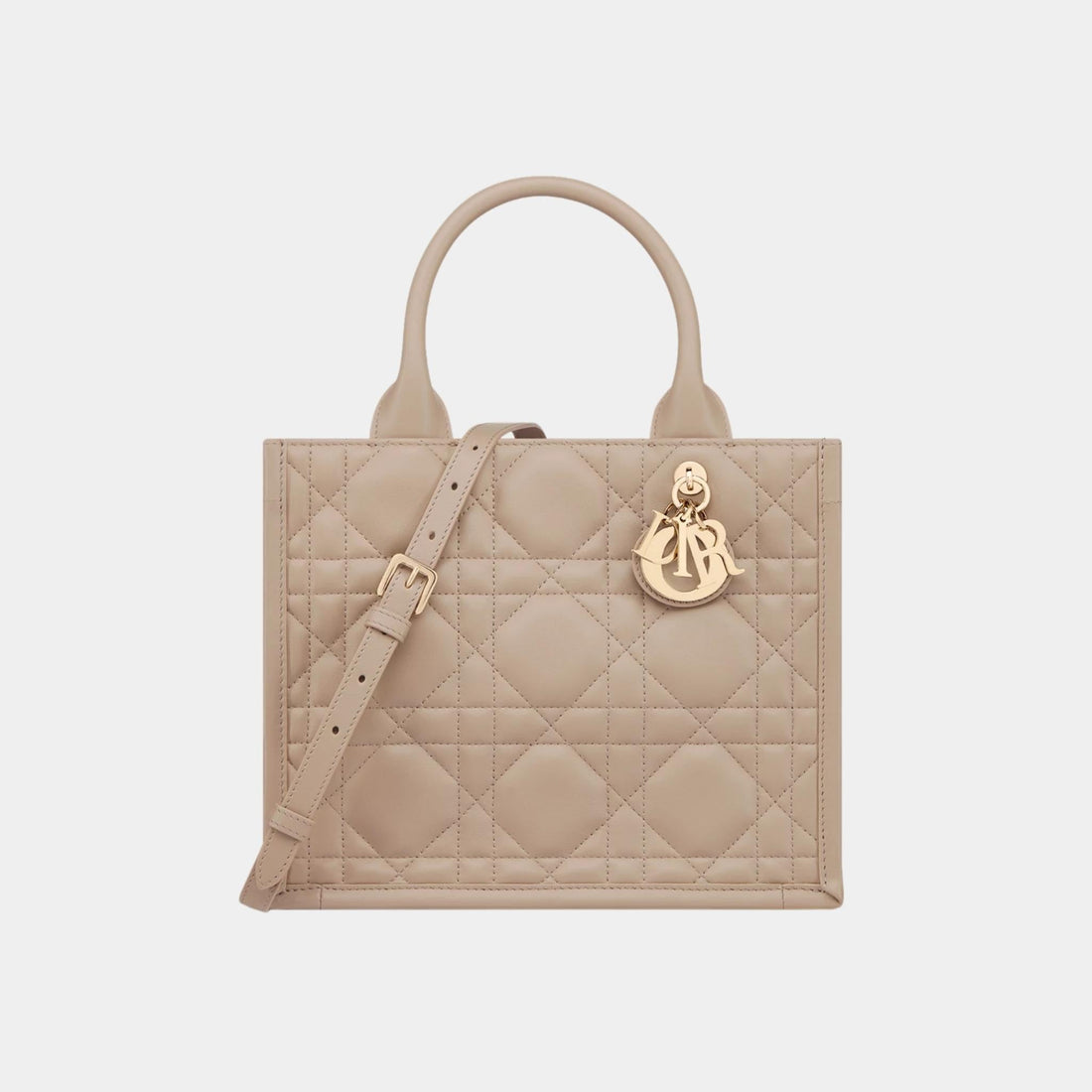Small Dior Book Tote Macrocannage Calfskin
