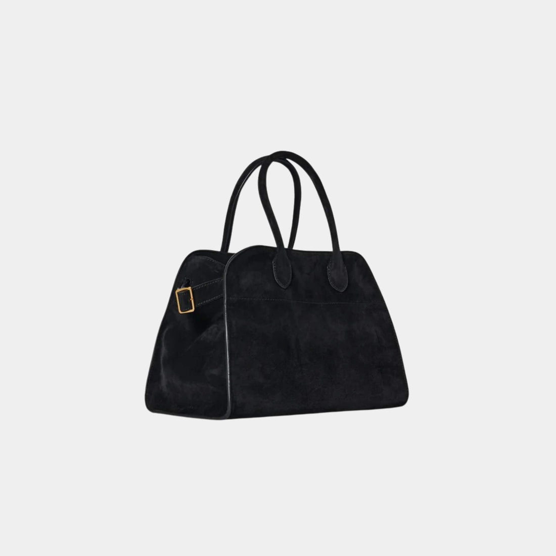 Soft Margaux 10 Bag In Suede Black