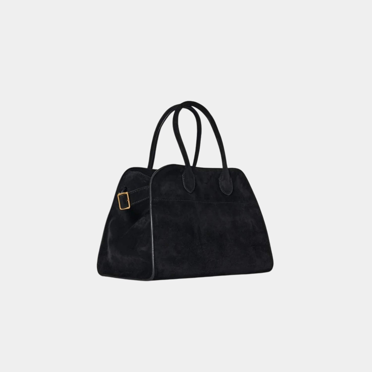 Soft Margaux 10 Bag In Suede Black