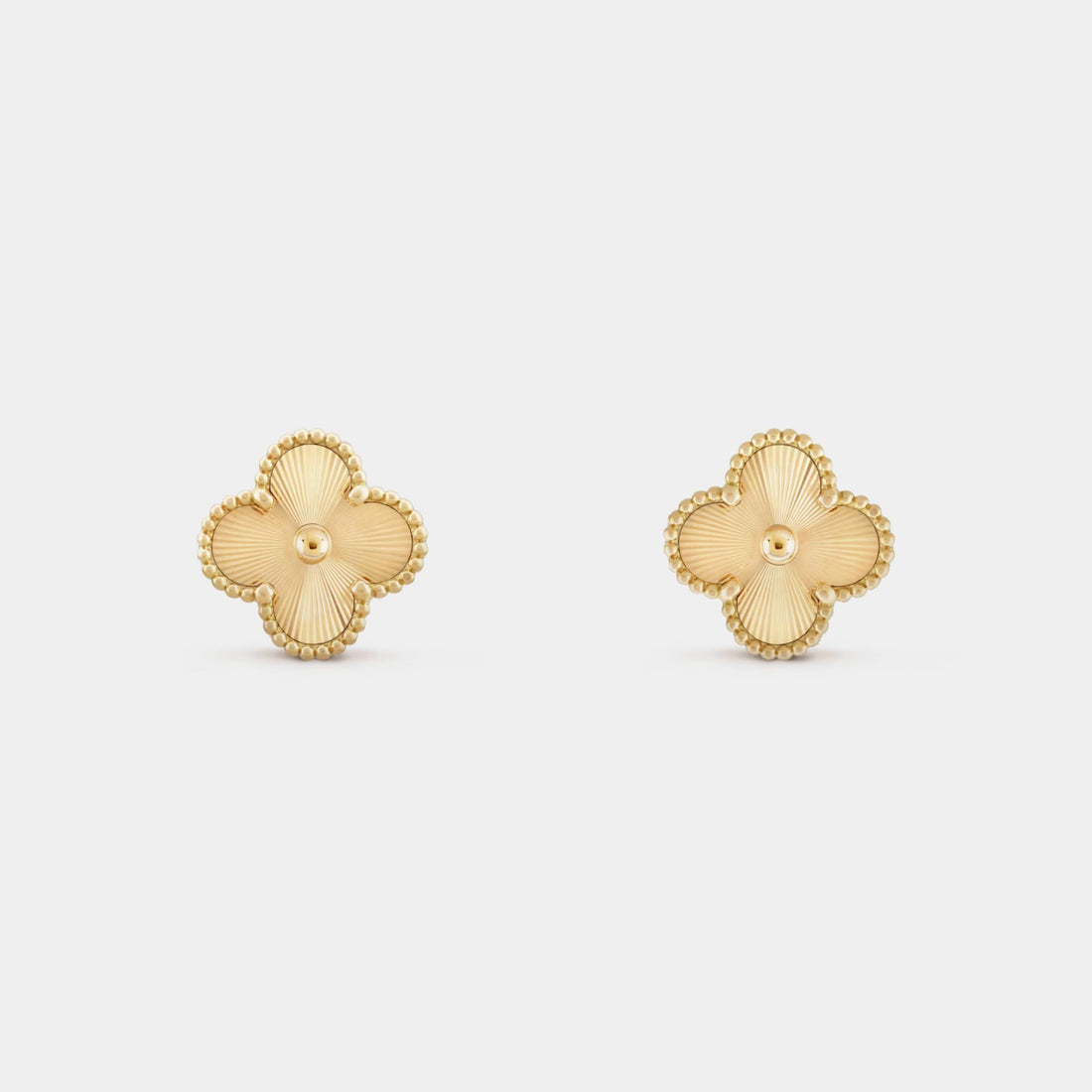 Vintage Alhambra Earrings Yellow Gold