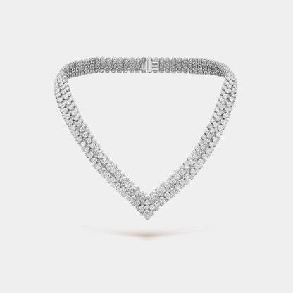 À Cheval Transformable Necklace Platinum Diamond