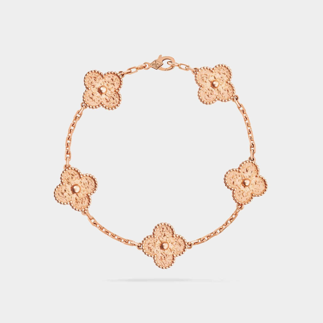 Alhambra Vintage Rose Gold Motifs Bracelet
