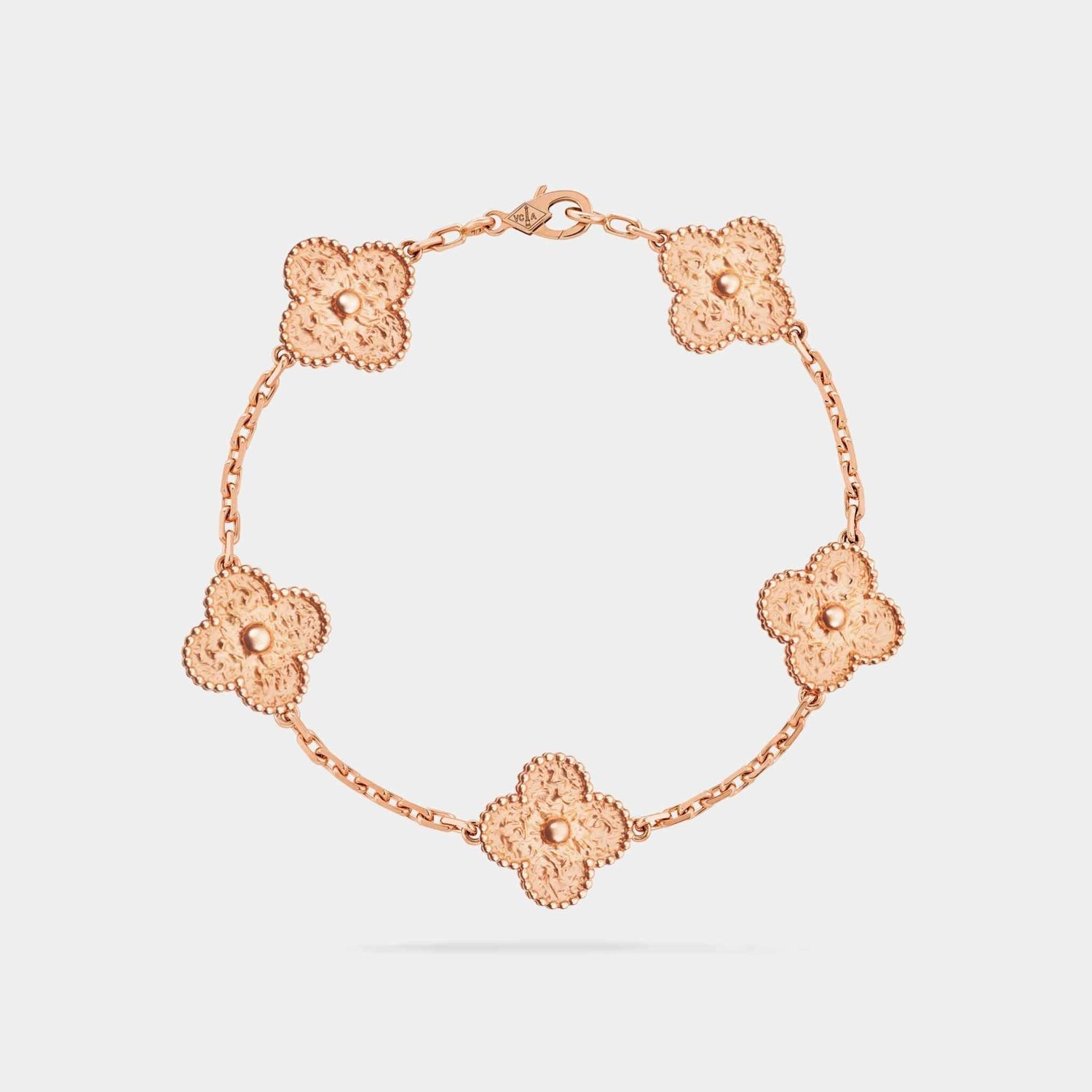 Alhambra Vintage Rose Gold Motifs Bracelet