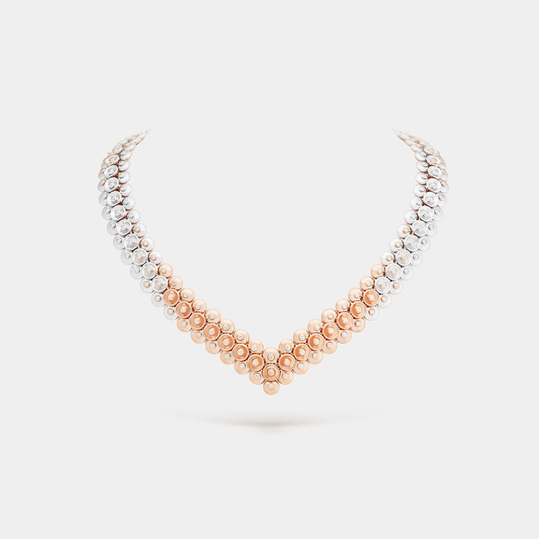 Bouton D’or Necklace Rose Gold Diamond