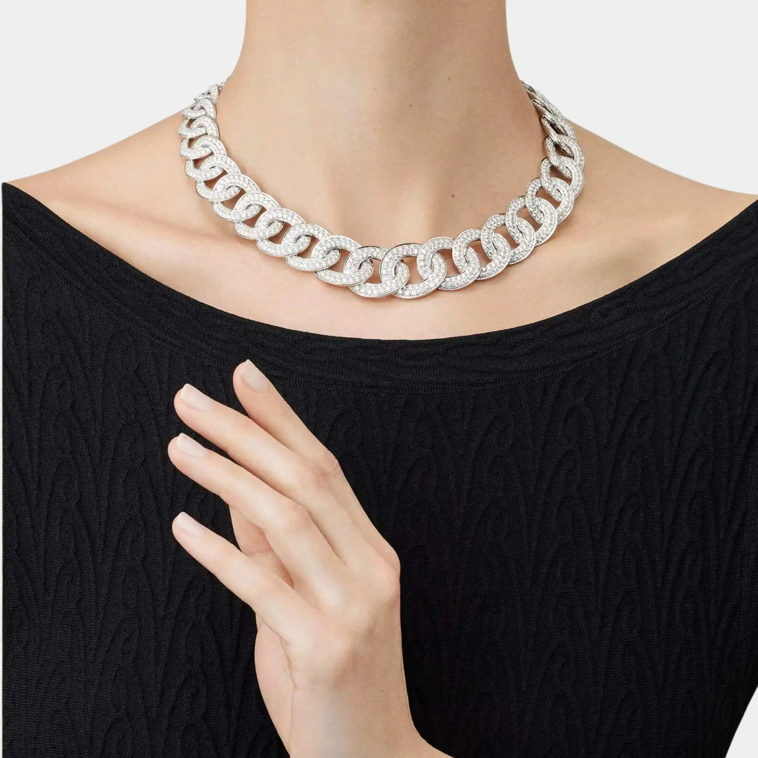 Olympia Necklace White Gold Diamond