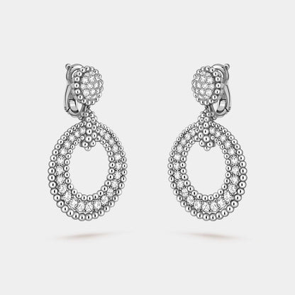 Perlée Diamonds Earrings White Gold Diamond