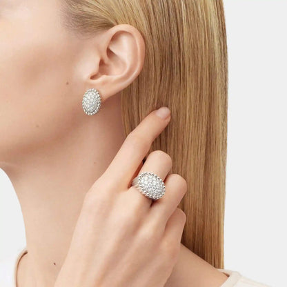 Perlée Diamonds Pavé Ring White Gold Diamond