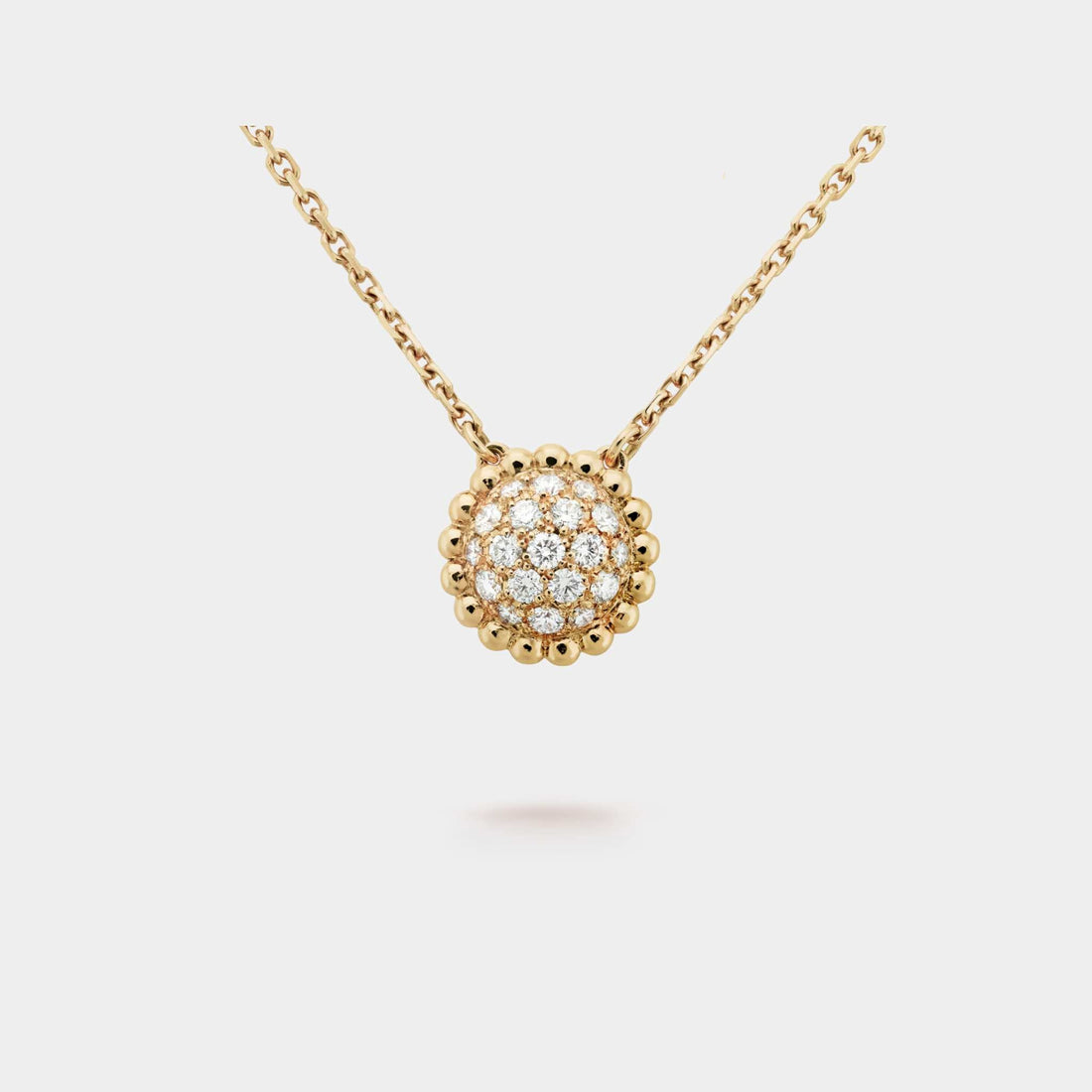 Perlée Diamonds Pendant Yellow Gold Diamond