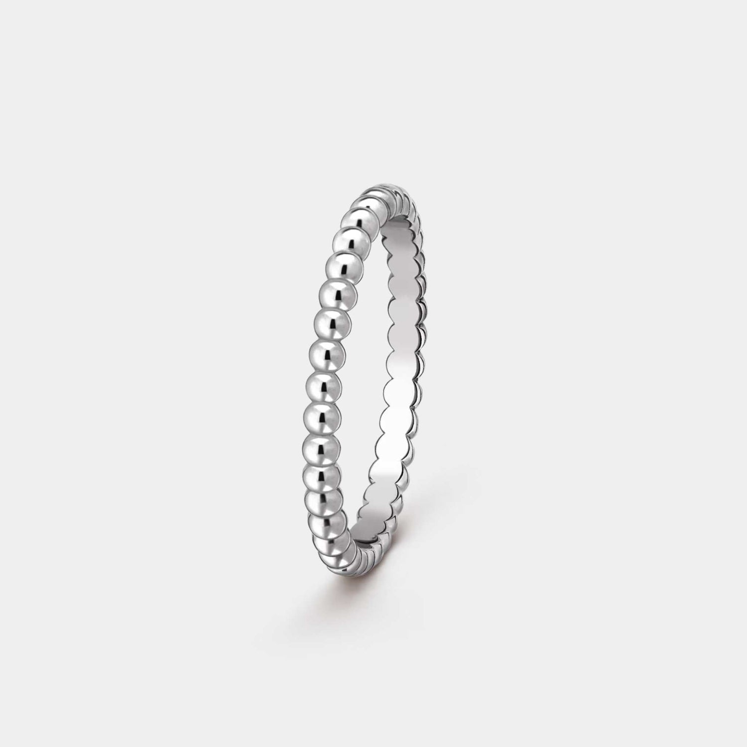 Perlée Pearls Of Gold Ring Small Mode White Gold