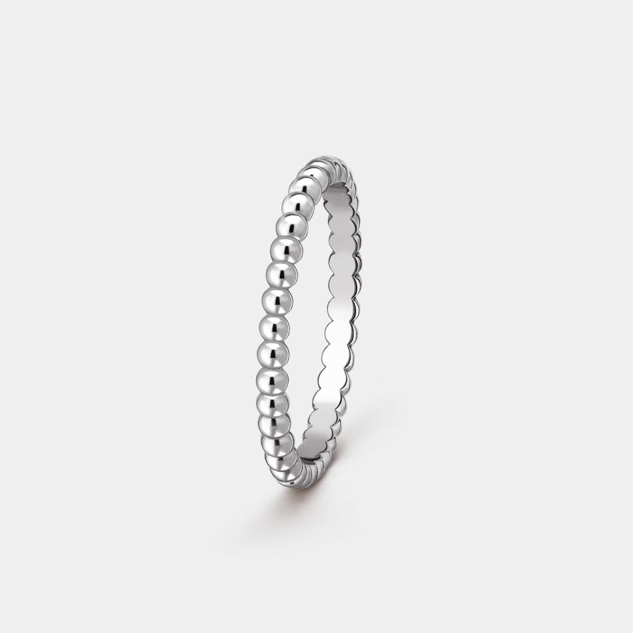 Perlée Pearls Of Gold Ring Small Mode White Gold