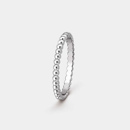 Perlée Pearls Of Gold Ring Small Mode White Gold