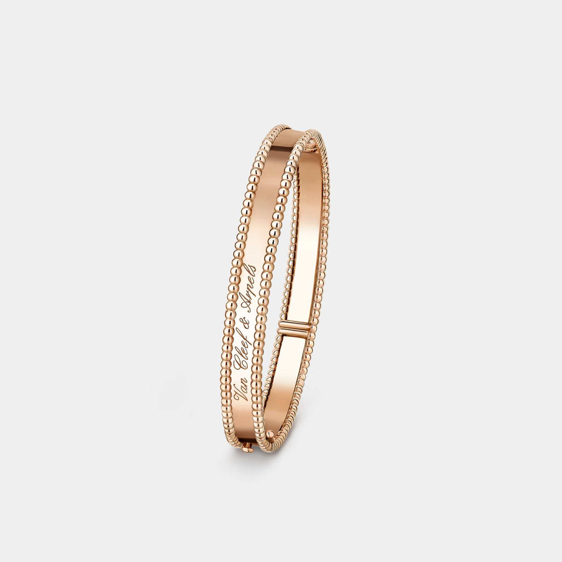 Perlée Signature Bracelet Medium Model Rose Gold