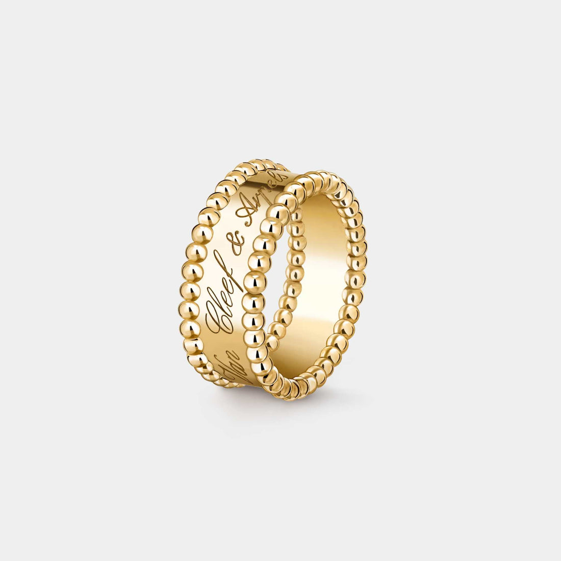 Perlée Signature Ring Yellow Gold
