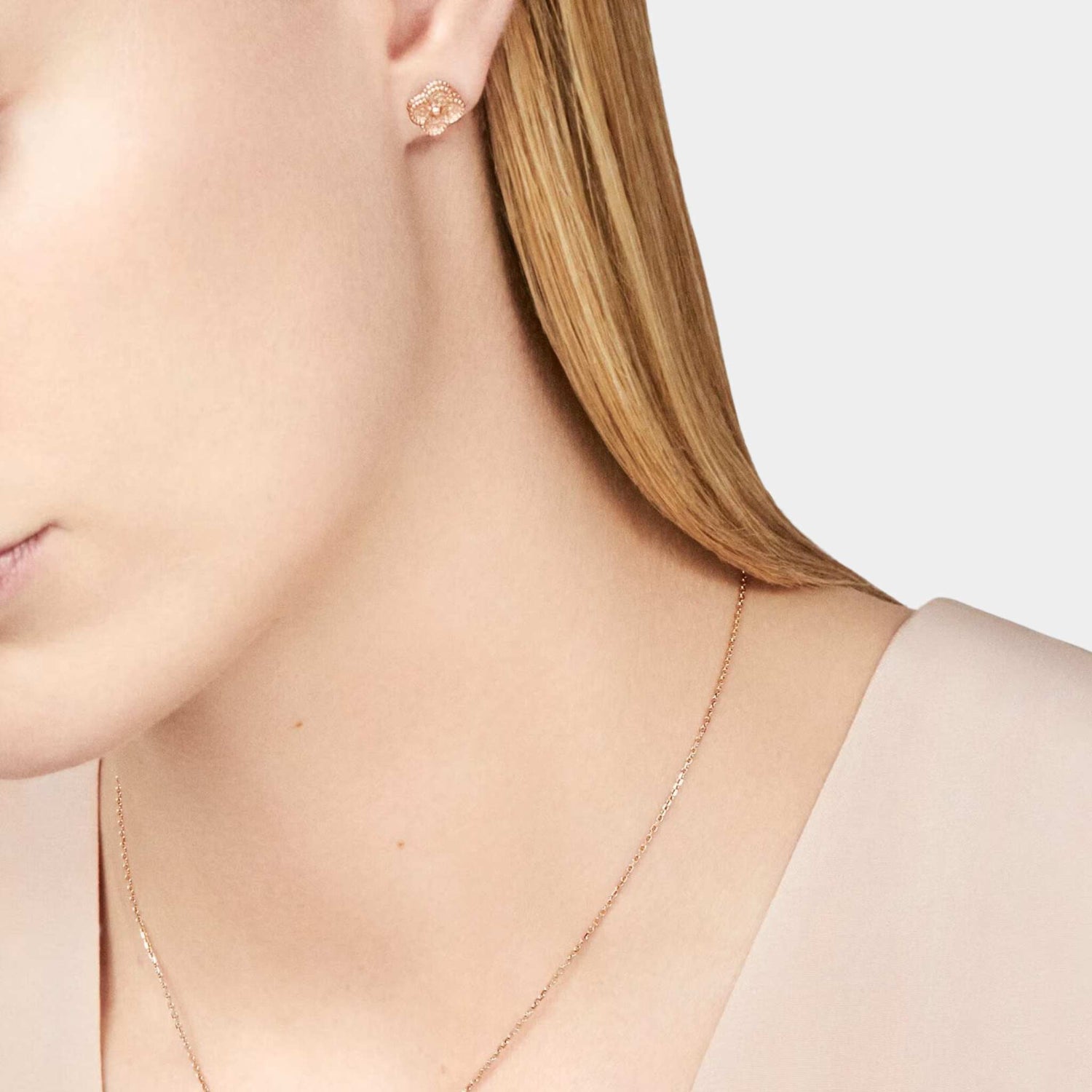 Sweet Alhambra Earstuds Rose Gold