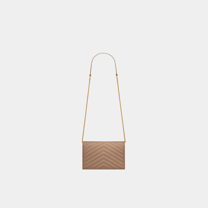 Cassandre Envelope Chain Wallet In Lambskin