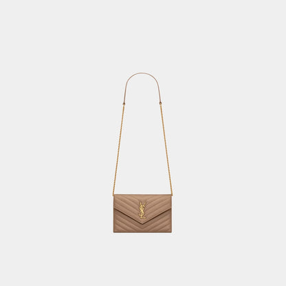 Cassandre Envelope Chain Wallet In Lambskin