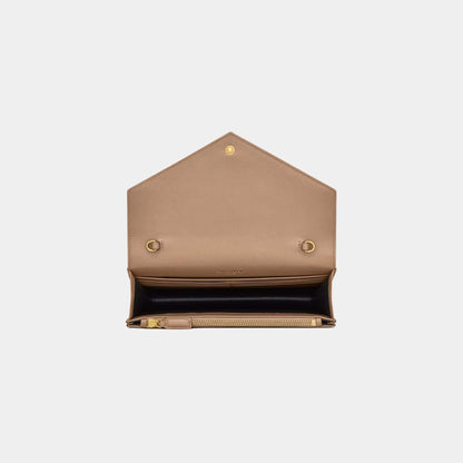 Cassandre Envelope Chain Wallet In Lambskin