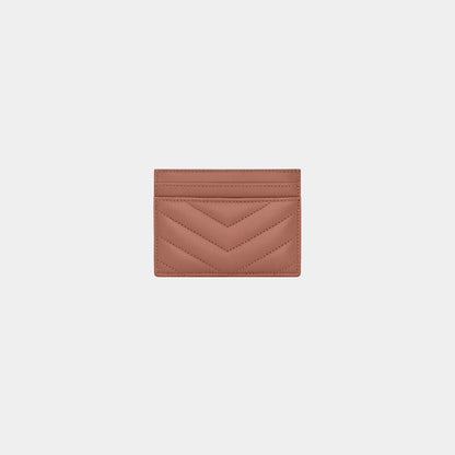Cassandre Matelasse Card Case In Lambskin