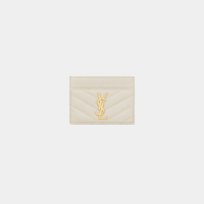 Cassandre Matelasse Card Case In Lambskin