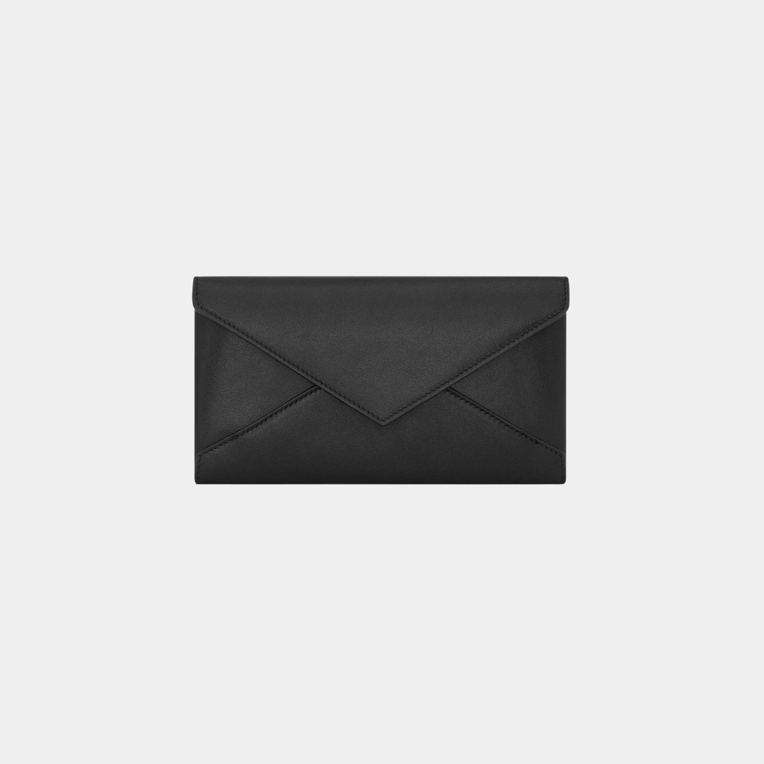 Letter Large Wallet In Leather