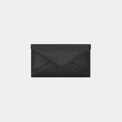 Letter Large Wallet In Leather