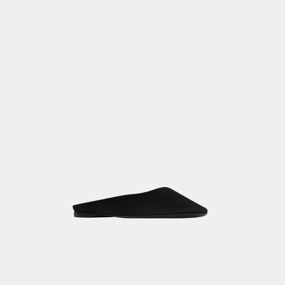 Lido Slip-Ons In Satin Crepe