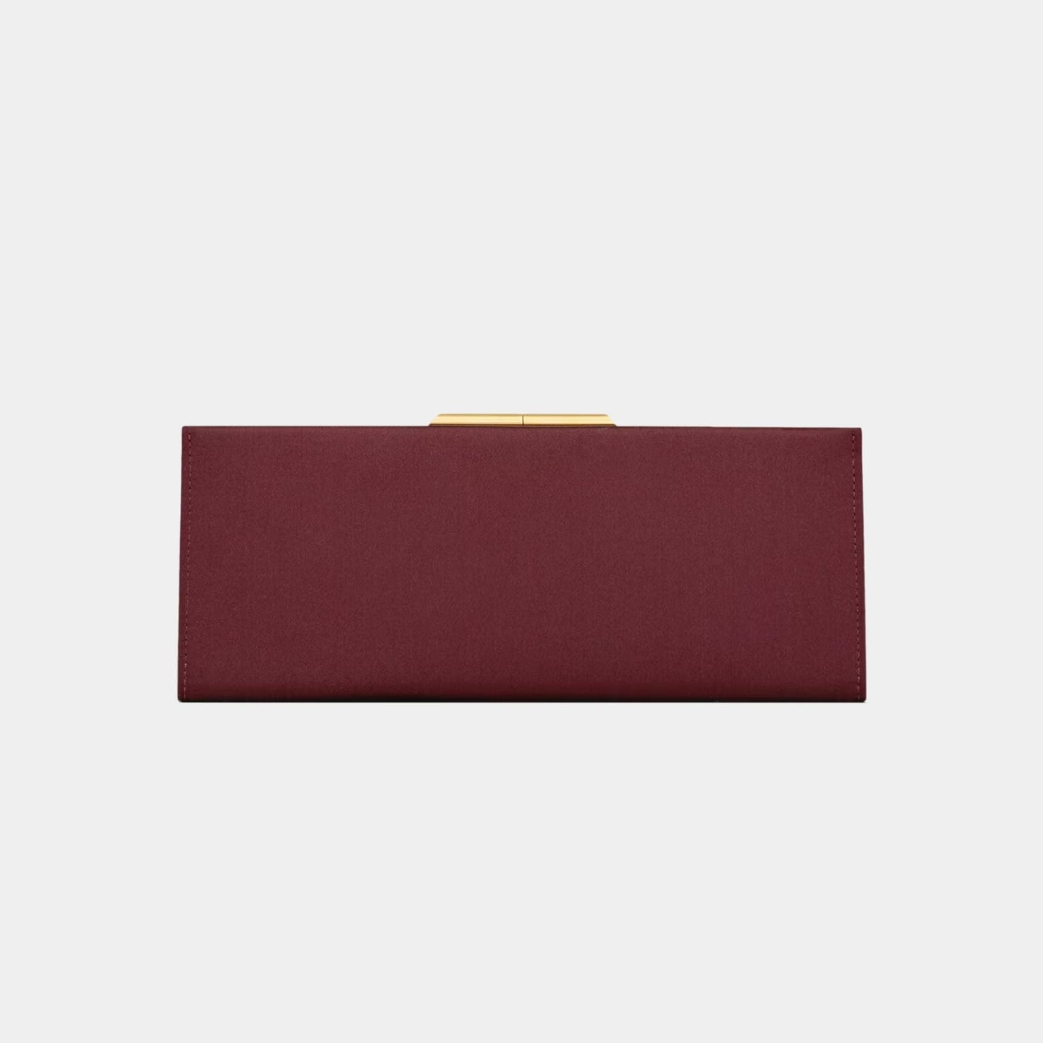 Midnight Small Clutch Satin with Kiss-Lock