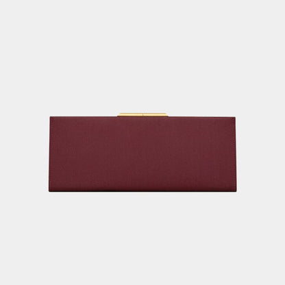 Midnight Small Clutch Satin with Kiss-Lock
