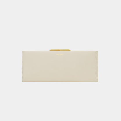 Midnight Small Clutch In Smooth Leather