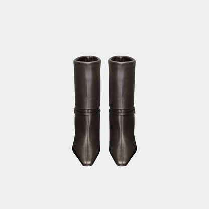 Niki Smooth Leather Ankle Boots