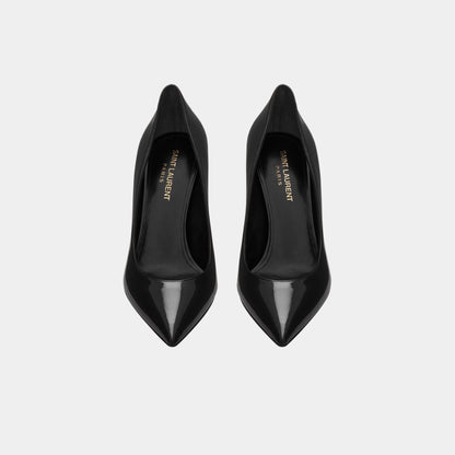 Opyum Patent Leather 8.5 cm Black Heel Pumps