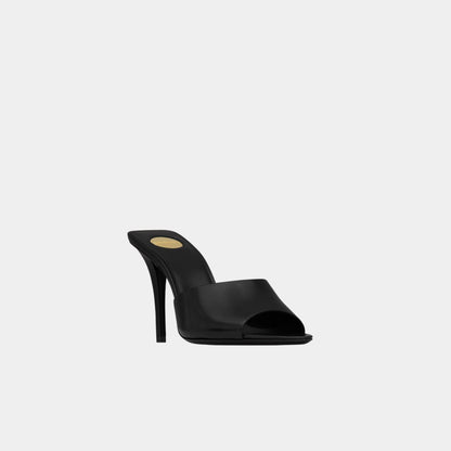 Romy Mules In Smooth Leather