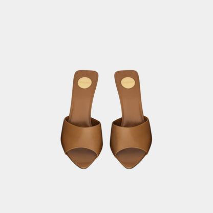 Romy Mules In Smooth Leather