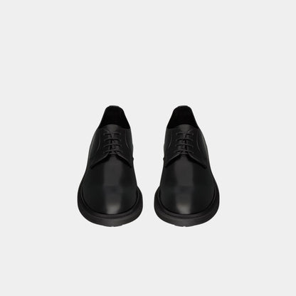 Antoine Derbies in Black Smooth Leather