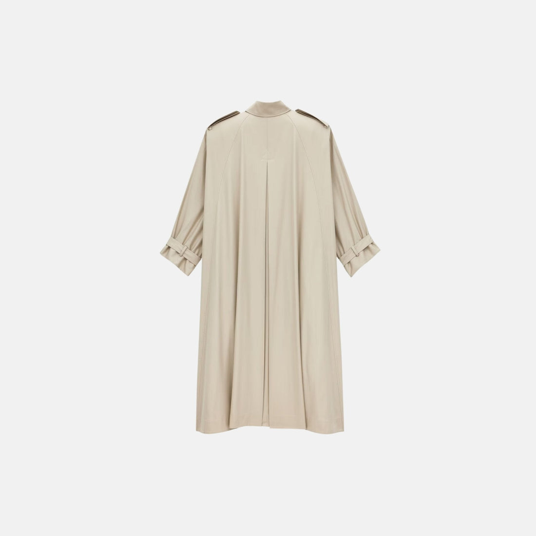 Cape Trench Coat In Cotton Twill