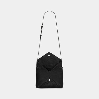 Cassandre Envelope Messenger Black Lambskin