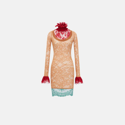 Dress In Lace Knit