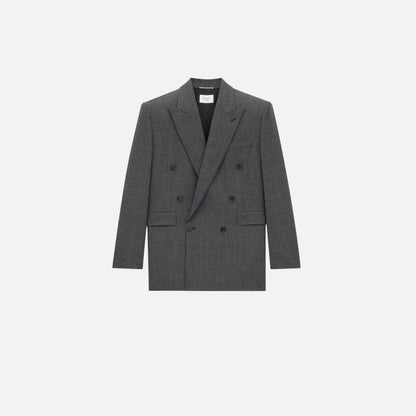 Jacket In Wool Chine
