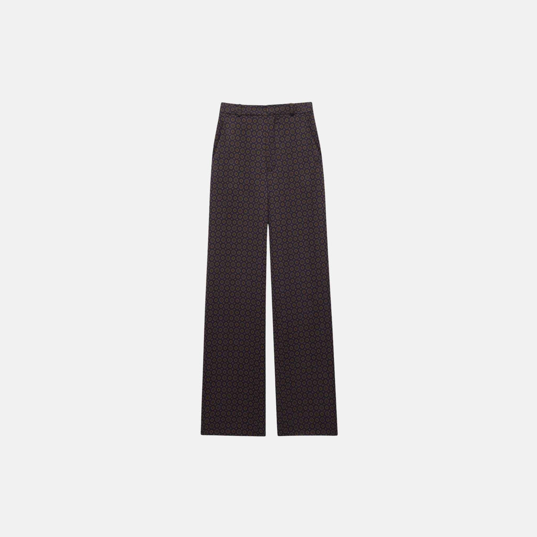 Paisley Pants In Silk Twill