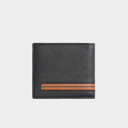 Black Deerskin Billfold Wallet