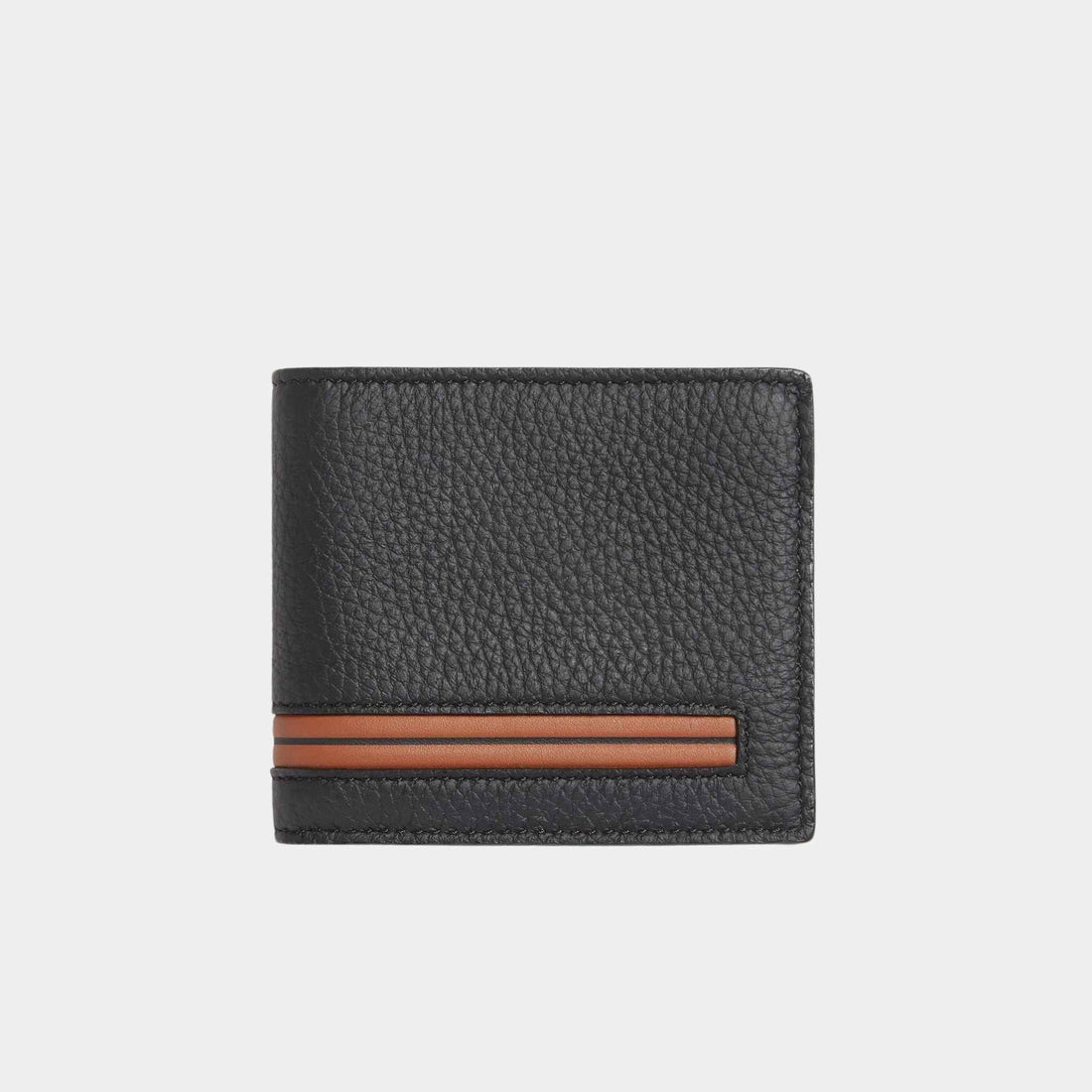 Black Deerskin Billfold Wallet