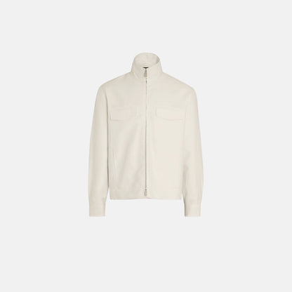 Crossover Cotton Linen And Silk Overshirt