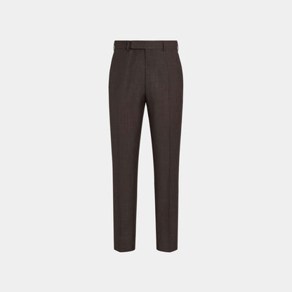 Crossover Wool Silk and Linen Pants
