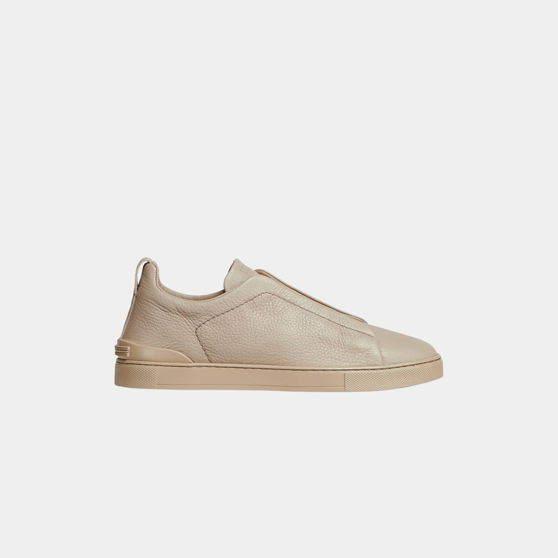 Deerskin Triple Stitch Low Top Sneakers