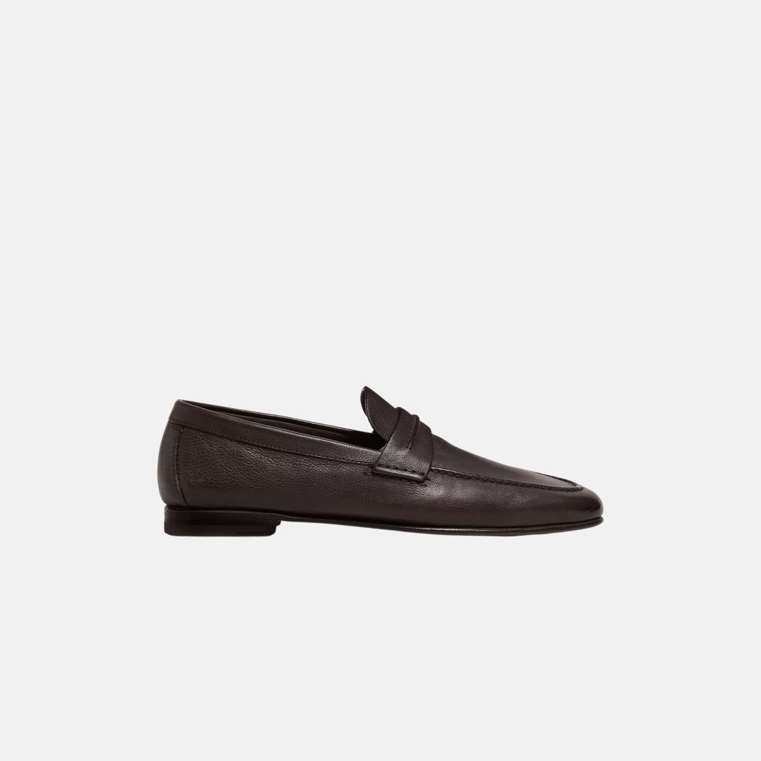 Mocassin Loafer In Natural Grain Leather